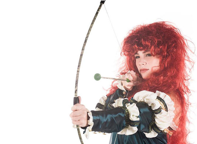 MERIDA PARODY PARTY CHARACTER - 1